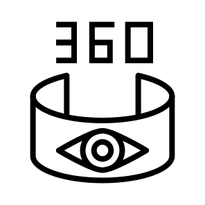Field Of View, Fov, Visual Range, Perspective, Viewing Angle, Scope icon