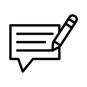 Commentary,speech Bubble,comment,write,message icon