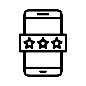 Rating,mobile,star,favourite,rate icon