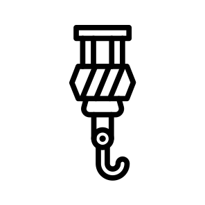 Crane Hook,hook,crane,construction,lift icon