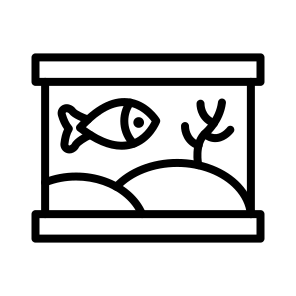 Aquarium, Fish, Exhibit, Marine, Underwater, Ocean icon