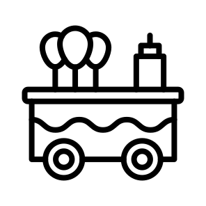 Balloon Stall, Carnival, Vendor, Inflatable, Festival, Fair icon