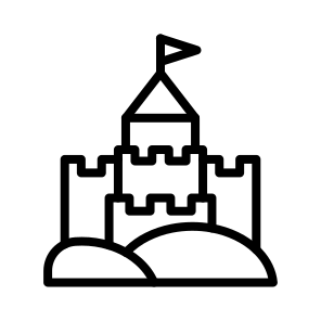 Castle, Fort, Palace, Medieval, Fairytale, Architecture icon