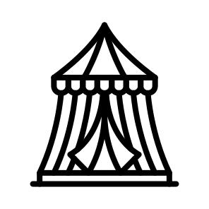 Circus, Entertainment, Performance, Show, Big Top, Spectacle icon