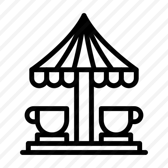 Cup Ride, Spinning, Carnival, Amusement, Fun, Whirling preview