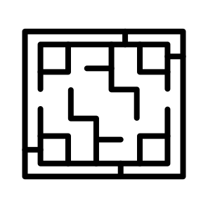 Hedge Maze, Labyrinth, Garden, Puzzle, Greenery, Maze icon