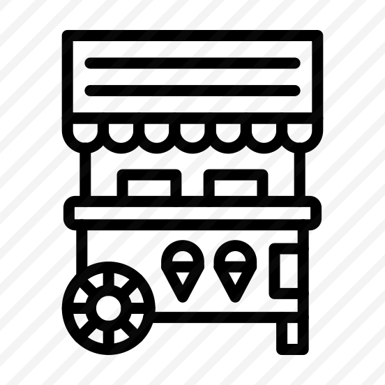 Ice Cream Stall, Food, Vendor, Concession, Dessert, Frozen preview
