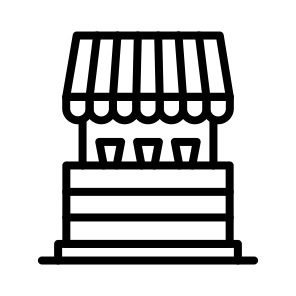 Lemonade Stall, Food, Vendor, Concession, Beverage, Refreshment icon