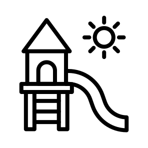 Spiral Slide, Playground, Playground Equipment, Spiral, Curved icon