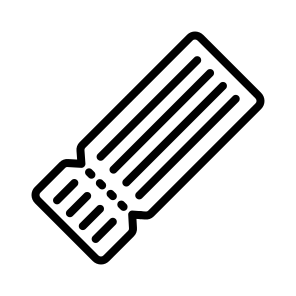 Ticket, Admission, Pass, Entry, Access, Voucher icon