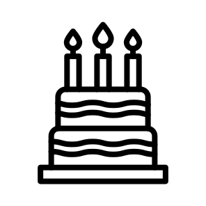 Cake,birthday,food,bakery,food And Restaurant icon