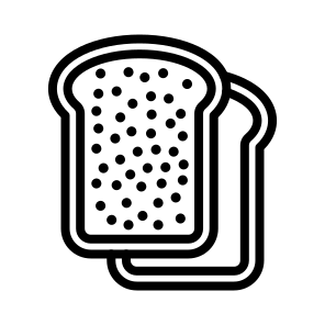 Toast,bread,breakfast,food,meal icon