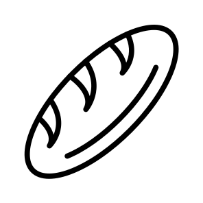Bread,bakery,toast,christmas,party Food icon