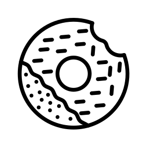 Donut,christmas,dessert,doughnut,xmas icon
