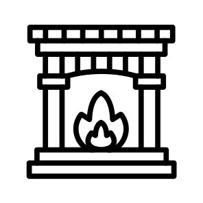 Fireplace,flame,christmas,winter,xmas icon