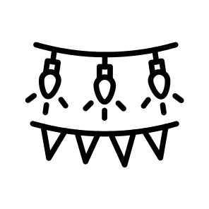 Garland,party,christmas,decoration,ornaments icon