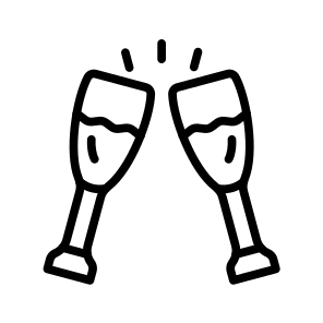 Glasses,celebration,champagne Glass,wine Glasses,christmas icon