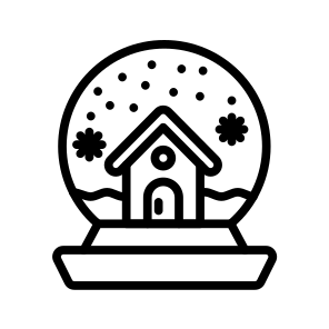 Snow Globe,snow Ball,christmas,decoration,ball icon