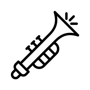 Trumpet,ceremony,christmas,music,party icon