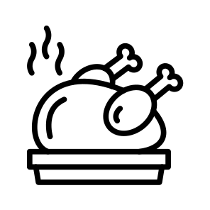 Turkey,thanksgiving,christmas,chicken,meat icon