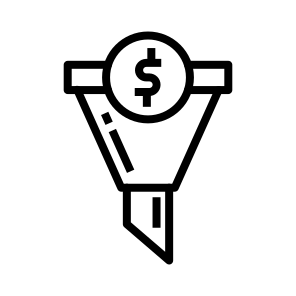 Sales Funnel, Sales, Funnel, Marketing, Pipeline, Conversion icon