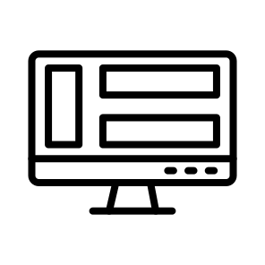 Dashboard,monitor,screen,electronics,seo And Web icon