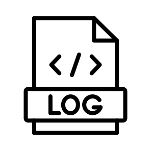 Logs,log File,seo And Web,log,log File Format icon