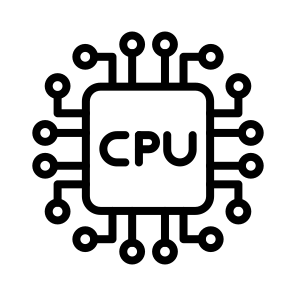 Processors,cpu,electronics,chip,technology icon