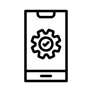 Update,application,mobile Sync,smartphone,technology icon