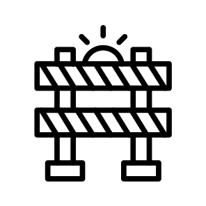 Barrier,road Barrier,traffic Barrier,industry,under Construction icon