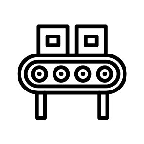 Conveyor,conveyor Belt,parcel,logistics,industry icon