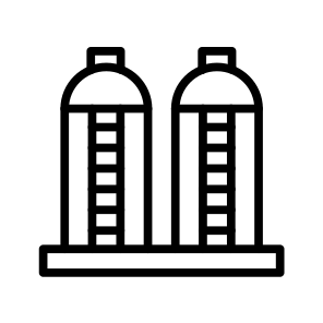 Silo,farm,industry,barn,buildings icon