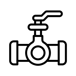 Valve,gas Pipe,water Pipe,industry,construction And Tools icon