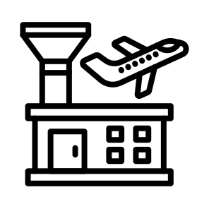 Airport,control Tower,travel,architecture And City,airplane icon