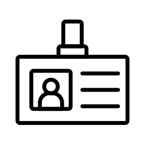 Identification,id Card,identity,pass,security icon