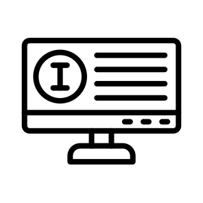 Information,about Us,info,screen,computer icon
