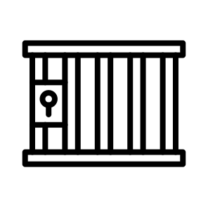 Jail,prison,jailhouse,criminal,security icon