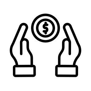 Money,payment,hand,dollar,dollar Coins icon