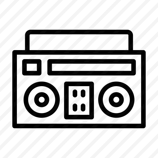 Boombox,retro,radio,cassette,tape Recorder preview