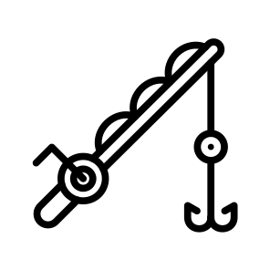 Casting Line, Angling, Fishing, Tackle, Rod, Reel icon