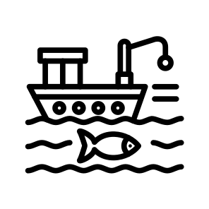 Commercial Fishing, Industry, Fishery, Business, Catch, Harvest icon
