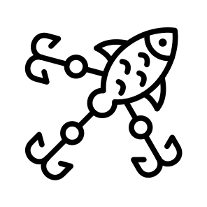 Fish Attractant, Lure, Bait, Fishing, Scent, Enhancement icon