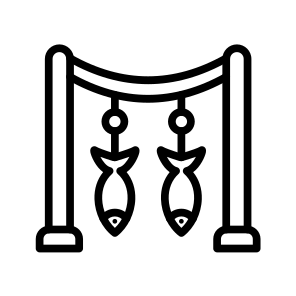 Fish Stringer, Angling, Catch, Fishing, Tool, Line icon