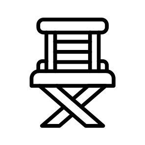 Fishing Chair, Seat, Angling, Comfort, Fishing, Gear icon