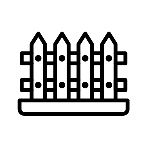 Fence,garden,yard,security,real Estate icon
