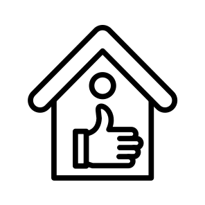House Like,home,real Estate,thumbs Up,like icon