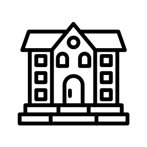 Mansion,villa,cottage,house,building icon