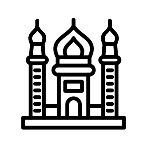 Mosque,worship,masjid,muslim,building icon