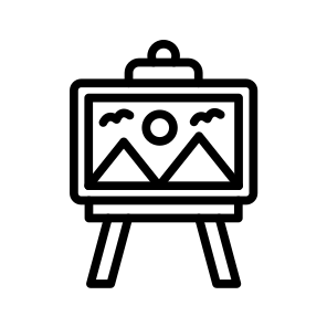 Painting,paint,art And Design,board,canvas icon