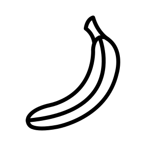 Banana,fruit,vegan,healthy Food,diet icon